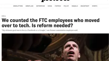 FTC 離職官員為什麼都跑去科技業了？矽谷在華盛頓打造旋轉門